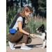 Gobeigo Silicone Dog Treat Bag with Clicker - Magnetic Closure Puppy Training & Walks Fanny Pack (Blue) - Buy Online on GoSupps.com