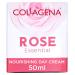 Collagena Rose Essential nourishing day cream with rose oil and collagen peptides deepacting moisture and antiaging care enriched with shea butter almond and olive oil 50 ml
