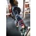Ankle Straps for Cable Machine - Adjustable Leg Straps for Glute Workouts - Pink Pair - Buy Online on GoSupps.com