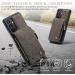 Buy Soonic Leather Cover for Samsung Galaxy A34 5G - Magnetic Zippered Protective Wallet Case with Coin Compartment (Brown) - Buy Online on GoSupps.com