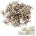 100pcs Ace Bandage Clips Skin Color Elastic Bandage Clips Stretch Metal Clips Durable & Replaceable Wrap Clips for Secure Fastening Adhesive Bandages for Various Types Bandages