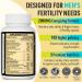 Fertility Supplements for Men - Optimal Male Prenatal Vitamins for Sperm Count & Strength | 2000MG with Maca Root Zinc & Folate - 2 Months Supply (90 Count Pack of 2 - Buy Online on GoSupps.com