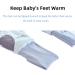 Chilsuessy Winter Baby Sleeping Bag with Feet 2.5 TOG - Blue Polar Bear - 100% Cotton - 90cm/3-4 Years - Buy Online on GoSupps.com