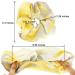 BETITETO Flower Chiffon Jumbo Scrunchies for Curly Hair - Pack of 4 | Abstract Pattern | Elastic Hair Ties for Women and Girls - Buy Online on GoSupps.com