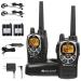 Midland 50 Channel Waterproof GMRS Two-Way Radio - Long Range Walkie Talkie with 142 Privacy Codes, SOS Siren, and NOAA Weather Alerts and Weather Scan (Black/Silver, Pair Pack) Pair Pack - Black/Silver