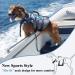 Vivaglory Camo Blue Dog Life Jacket - Durable Adjustable Floatation for Large Dogs (Chest 66-79 cm) - Excellent Buoyancy & Safe Fastening System - Buy Online on GoSupps.com