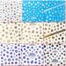 Christmas Nail Art Stickers Decals - 1400+pcs Self Adhesive - Snowflake, Elk, Stockings, Snowman, Bell - Merry Christmas Decorations - 5 Colors - Buy Online on GoSupps.com