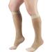 Truform Sheer Compression Stockings 15-20 mmHg Knee High Open Toe 20 Denier Nude - Women's Size Medium - Buy Online on GoSupps.com