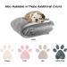 Petmaker Waterproof Reversible Pink Blanket (50x60) - Protects Couch, Car, Bed from Spills, Stains, Fur - Large Gray Dog & Cat Blanket - Buy Online on GoSupps.com