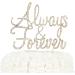 Always and Forever Wedding Cake Topper Romantic Decoration (Gold) - Buy Online on GoSupps.com