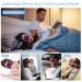 Buy 3D Comfort Sleep Mask for Men & Women - Adjustable Lightweight Eye Mask with Earplugs - Perfect Travel Accessory in Purple - Buy Online on GoSupps.com