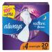 Always Radiant Pads Size 4 Overnight Absorbency Scented 20 Count(Pack of 1)