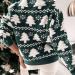 Shop Women's Christmas Sweater - Reindeer Knit Pattern Warm Cashmere Green 8XL | International Shipping Available - Buy Online on GoSupps.com