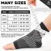XXL Black Pattern Ankle Compression Socks - 20-30 mmHg Support Sleeve for Foot Pain Relief Plantar Fasciitis & Achilles Tendonitis - Buy Online on GoSupps.com
