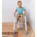 Dreambaby Step-Up Potty Training Toilet Topper - 2-Level Adjustable - Grey/White | Model L6016 - Buy Online on GoSupps.com