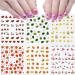 20 Sheets Nail Stickers for Younger Girls + 1 Tweezers | Self-Adhesive Designer Decals with Flowers, Fruits, Animals | Nail Salon/Home Use - 6.2*7.5cm - Buy Online on GoSupps.com