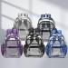 KUI WAN Clear Stadium Approved Backpack | Large Heavy Duty PVC Transparent Bag for School & Events - Black - Buy Online on GoSupps.com