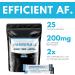 Nootropic Powder for Energy & Focus | Sugar-Free Energy Drink Mix | 200mg Caffeine | 25 Single Serve Packets | Blue Yum - Buy Online on GoSupps.com