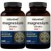 NatureBell Magnesium Citrate 500mg 480 Capsules (2 Pack) | High-Purity Elemental Form | Heart Muscle & Digestion Support | Non-GMO Gluten-Free