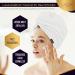 Buy LUXTOGO Fast Dry Hair Towel Turban - 100% Cotton Super Absorbent 2 Pcs White Checkered | International Shipping Available - Buy Online on GoSupps.com