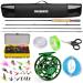 Proberos fly fishing combo - fly rod and roll complete start Package with case - fly fishing complete sets 5/7 roll 2.7 m 6wt rod rod