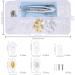 Premium Glasses Repair Set - 25 Silicone Nasal Pads Mini Screwdriver Tweezers & Cleaning Cloth for Sunglasses - International Shipping Available - Buy Online on GoSupps.com