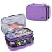 Luxja Sewing Accessories Organizer  Double-Layer Sewing Supplies Organizer for Needles  Scissors  Measuring Tape  Thread and Other Sewing Tools (NO Accessories Included)  Purple Small Purple