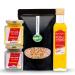 Hopser Food Fun Partyset 500g Popcornmais 250ml popcorn oil with buttered aroma 150g popcorn sugar vanilla and 150g caramel sugar popcorn set for popcorn Set 2