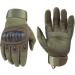 Hikeman Touchscreen Hard Knuckle Gloves for Men & Women - Perfect for Outdoor Sports Cycling Motorcycle Hiking Climbing and Lumbering in Army Green - Buy Online on GoSupps.com