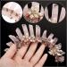 Handmade Quartz Crystal Headband - Pink Flower Mermaid Tiara for Women - Wedding Fairy Costume Hair Accessory - Buy Online on GoSupps.com