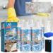 Stone Crystal Plating Agent Stone Stain Remover Crystal Stone & Marble Cleaning Agent Effectively Removes Oxidation Rust Stains (5pcs)