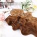 MORICA 20 Inch Invisible Wire Hair Extensions | Auburn Halo Hairpiece - Long Wavy Synthetic Hair | Adjustable Size & 4 Secure Clips for Women - Buy Online on GoSupps.com