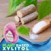 Activated Charcoal Floss with Xylitol and Plant Based Wax | Fresh Mint Flavor | 50 Meters Each (2 Count) - Buy Online on GoSupps.com