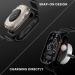 Ultra Band 49mm with Bumper Case for Apple Watch | Shockproof Sports Band with Protective Cover for Men & Women - Glossy Black - Buy Online on GoSupps.com
