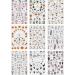 JMEOWIO 9 Sheets Halloween Nail Art Stickers Decals Self-Adhesive Cute Ghost Flower Star Nail Supplies Nail Art Design Decoration Accessories - Buy Online on GoSupps.com