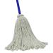 Quickie Original 16-Ounce Cotton Deck Mop, 1 Pack, Super Absorency Yarn Mop Head, Durable, Heaby Duty 16 Ounce 1-Pack