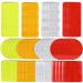 48 pieces reflector stickers reflective stickers reflectors stickers bicycle reflectors stickers security reflector strap self -adhesive reflector sticker for bicycle motorcycle stroller