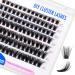 Lash Clusters DIY Eyelash Extensions Bepholan Clusters Lashes C Curl Individual Lashes Eyelash Clusters DIY at Home C28B-98B