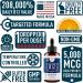 Max Strength Vegan Vitamin B12 Liquid - 5000 mcg Methylcobalamin Supplement - Citrus Flavor Sublingual Drops for Mood and Energy - 2oz - Buy Online on GoSupps.com
