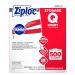 SC Johnson Professional Ziploc Quart Food Storage Bags, Grip 'n Seal Technology for Easier Grip, Open, and Close, 500 Count Medium
