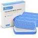 Maryton Foot Scrubber Pumice Stone for Feet, Upgraded 2 in 1 Exfoliating Glass Pumice Stone with Grip, Ultimate Pedicure Tools Dead Skin Callus Remover, 4-Count 4 Count (Pack of 1)