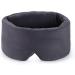 Handmade Cotton Eye Sleep Mask - Blackout, Comfortable & Breathable - Large Size, Adjustable - Grey - Buy Online on GoSupps.com