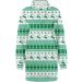 Hanxiulin Women's Christmas Rock Mini Pullover Hoodie - Oversized Elk Party Dress & Long Sleeve Jumper for Autumn/Winter - Buy Online on GoSupps.com