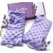 Lavender Eye Pillow Gifts for Women- Heated Eye Mask for Dry Eyes- Hot Eye Compress- Weighted Eye Mask for Sleeping  Yoga  Relaxation - Birthday Gifts for Mom