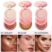 weixinbuy A fine blush powder palette brightens makeup effects and shines a long-lasting brilliant blush Great Choice and Gift for Girls. - Buy Online on GoSupps.com