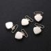 20pcs Heart Shaped Silver Pacifier Suspender Clips for Baby Teething Toys - 4 * 3cm - Buy Online on GoSupps.com