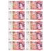 50 Pound Notes Pre-Cut Edible Money Wafer Rice Paper Cupcake Toppers Cake Decoration x 10