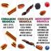 The Granola Bakery Cinnamon Chocolate Berry Nut Keto Granola Cereal 10 oz (Pack of 3) | Low Carb, Sugar Alcohol Free Snack - Buy Online on GoSupps.com