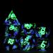 Halloween Glow in The Dark Layered Theme Dice Set - MINI PLANET DND Polyhedral Sharp Galaxy Handmade Crafted Dice (Halloween DICE 3) - Buy Online on GoSupps.com