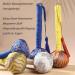 Side of Mugwort Massage Hammer - 10 Inch Manual Knocking Stick for Body & Neck Relief - Random Color Tassel Massage Tool - Buy Online on GoSupps.com